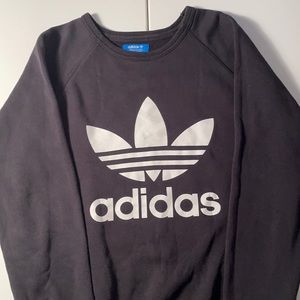 Black Adidas crewneck